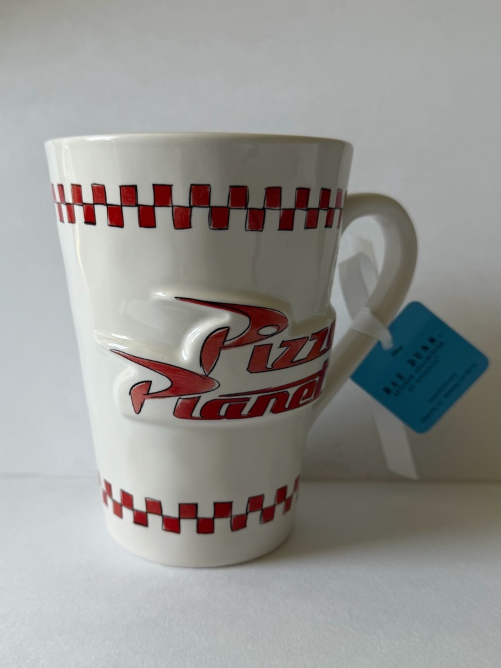 Rae Dunn Disney Pixar Toy Story Pizza Planet "Freshest In The Galaxy" Mug NWT - Picture 2 of 15